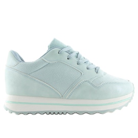 Buty sportowe niebieskie W-3082 Green zielone