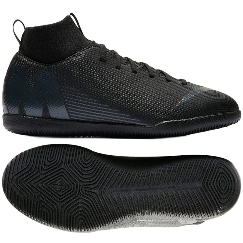 Buty Nike Mercurial Superflyx 6 Club Jr czarne