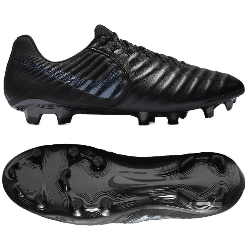Buty piłkarskie Nike Tiempo Legend 7 Elite Fg M AH7238-001 czarne czarne