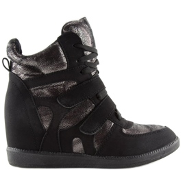 Sneakersy damskie czarne 925-Y Black