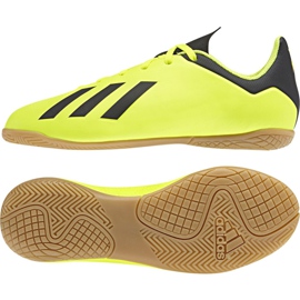 Buty piłkarskie adidas X Tango 18.4 In Jr DB2433 żółte żółte