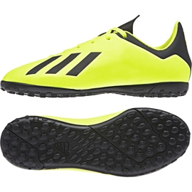 Buty piłkarskie adidas X Tango 18.4 Tf Jr DB2435 żółte żółte