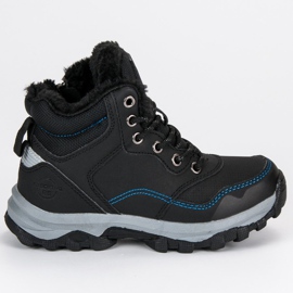 Ax Boxing Ocieplane traperki na suwak czarne