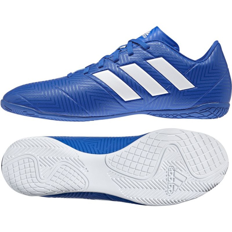 Buty piłkarskie adidas Nemeziz Tango 18.4 IN M DB2254 niebieskie