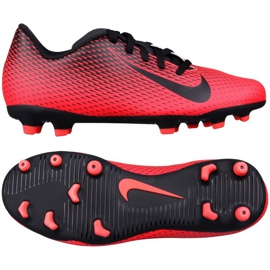 Buty piłkarskie Nike Bravata Ii Fg Jr 844442-601 czerwone czerwone