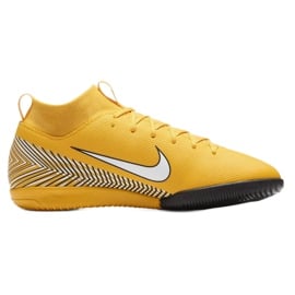 Buty piłkarskie Nike Mercurial Superfly 6 Academy Gs Neymar Ic Jr AO2886-710 żółte żółcie