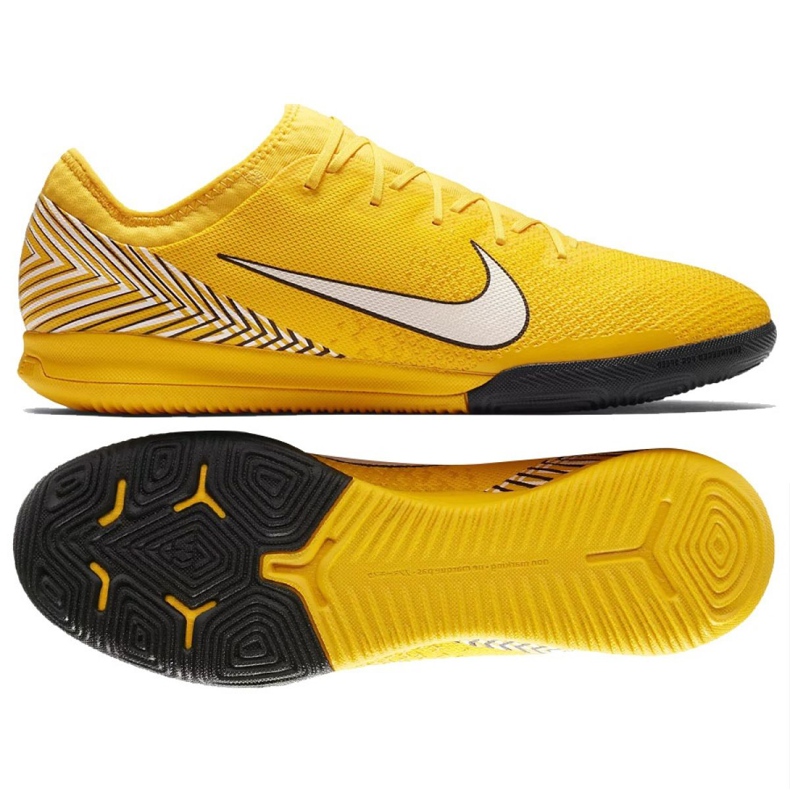 Buty piłkarskie Nike Mercurial Vapor 12 Neymar Pro Ic M AO4496-710 żółte wielokolorowe