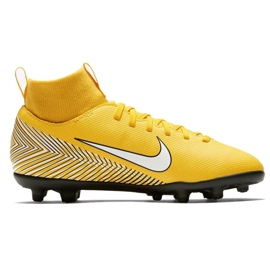 Buty piłkarskie Nike Mercurial Superfly 6 Club Neymar Mg Jr AO2888-710 żółte wielokolorowe
