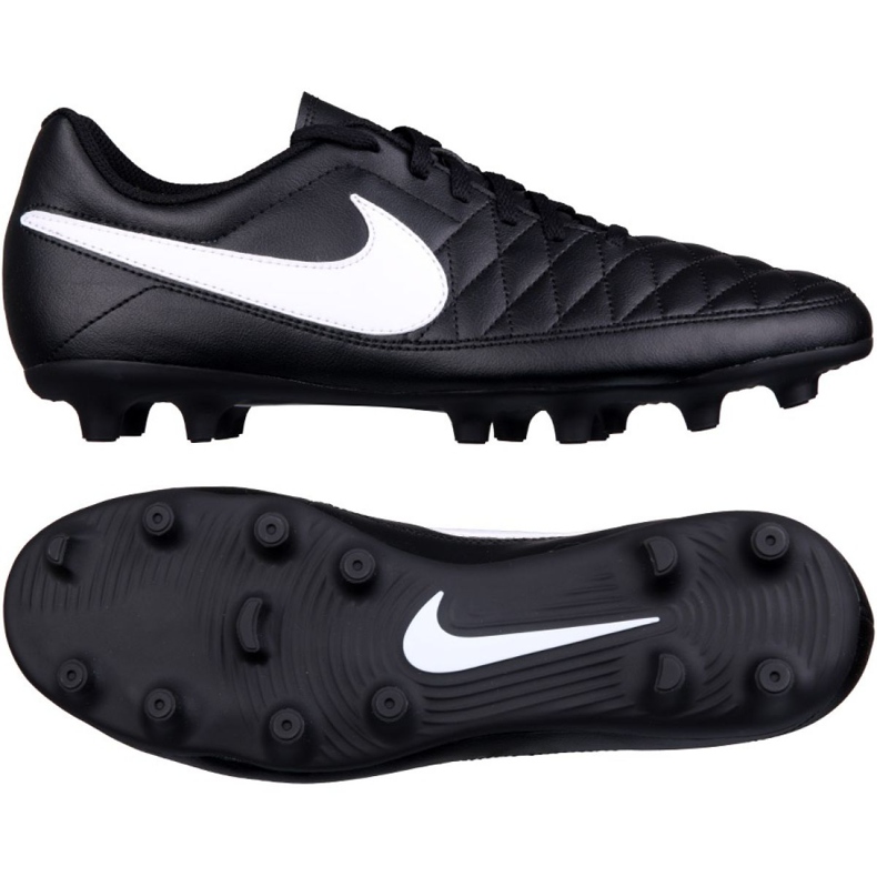Buty piłkarskie Nike Majestry Fg M AQ7902-017 czarne wielokolorowe