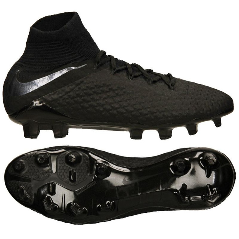 Buty piłkarskie Nike Hypervenom Phantom 3 Pro Df Fg M AJ3802-001 czarne czarne