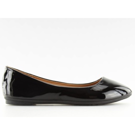 Baleriny damskie słodkie czarne 9988-60