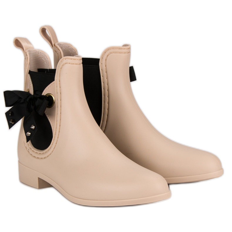 Beżowe kalosze vices beżowy