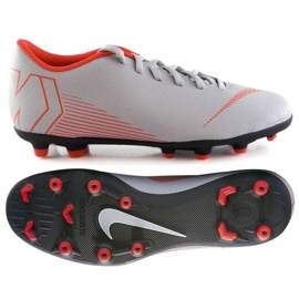 Buty piłkarskie Nike Mercurial Vapor 12 Club M AH7378-060 wielokolorowe szare