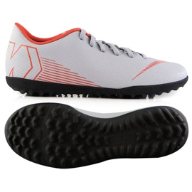 Buty piłkarskie Nike Mercurial Vapor 12 Club Tf M AH7386-060 wielokolorowe szare