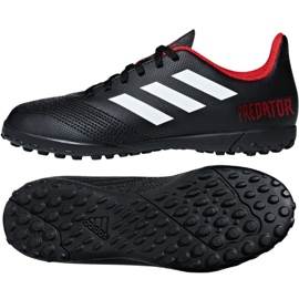 Buty piłkarskie adidas Predator Tango 18.4 Tf Jr DB2338 czarne czarne