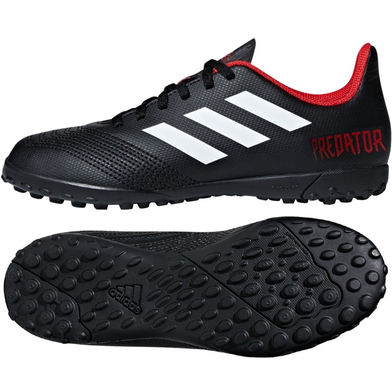 Buty piłkarskie adidas Predator Tango 18.4 Tf Jr DB2338 czarne czarne