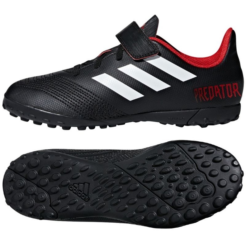 Buty piłkarskie adidas Predator Tango 18.4 TF Jr  DB2341 czarne czarne