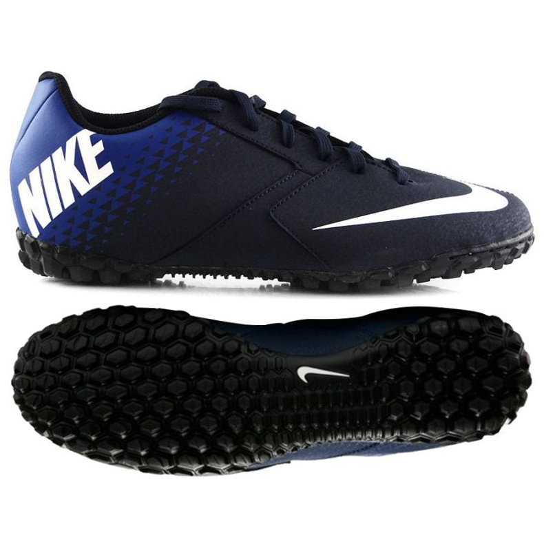 Buty piłkarskie Nike Bombax Tf M 826486-414 czarne czarne