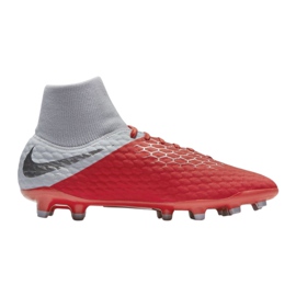 Buty piłkarskie Nike Hypervenom 3 Academy Df Fg M AQ9217-600 wielokolorowe srebrny