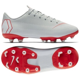 Buty piłkarskie Nike Mercurial Vapor 12 Academy Gs Mg Jr AH7347-060 wielokolorowe srebrny