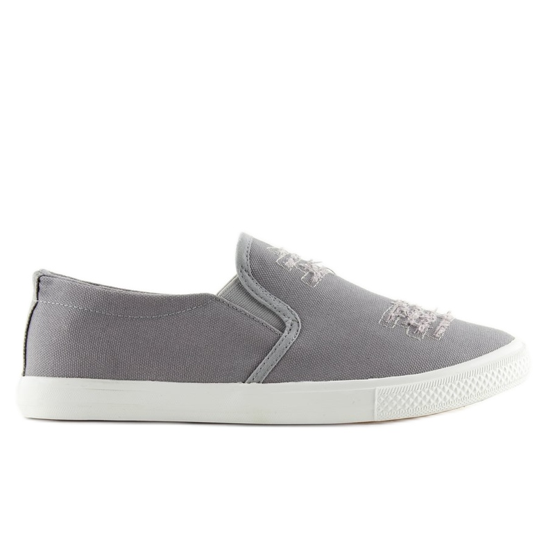 Trampki slip-on szare BL126P Grey