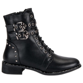 Seastar Casualowe botki workery czarne