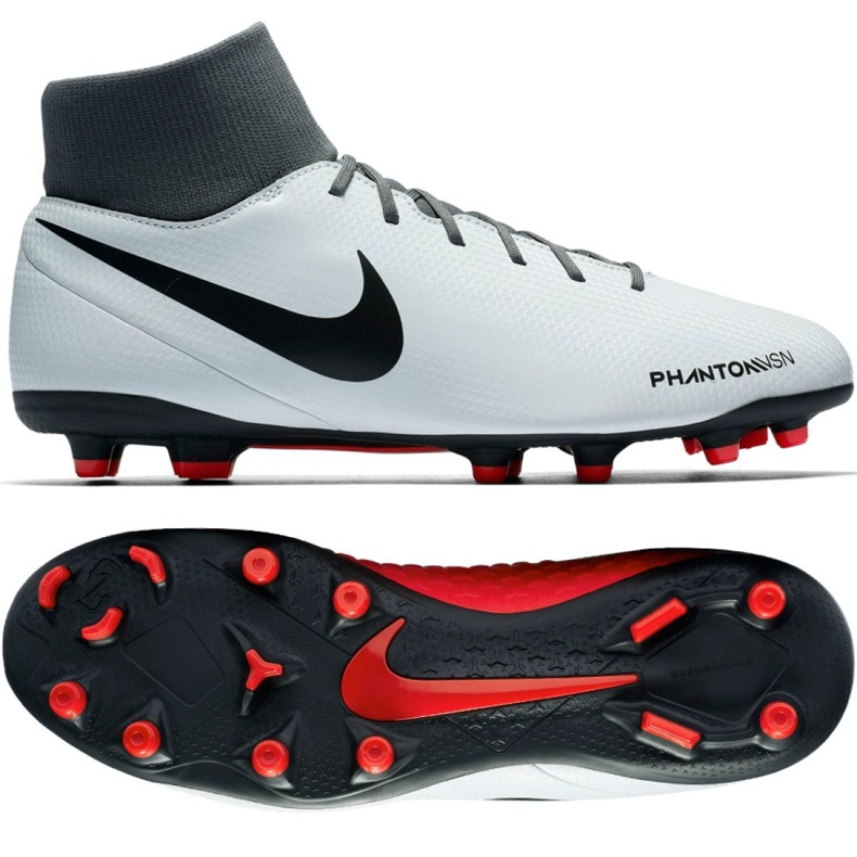 Buty piłkarskie Nike Phantom Vsn Club Df Mg Jr AJ6959-060 białe białe