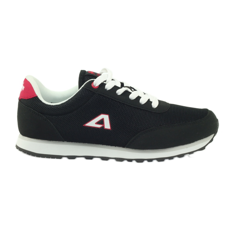 American Club American ADI sportowe buty damskie 1756 czarne czerwone