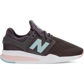 New Balance Ws247fd Tritium Pack Americano With Himalayan Pink szare