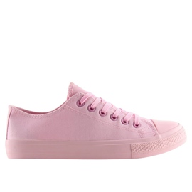 Trampki damskie monocolour różowe NB176 Pink