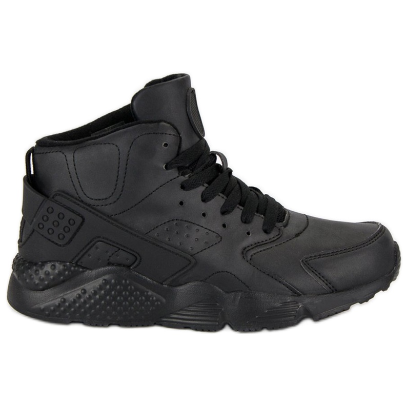 Czarne obuwie nad kostkę