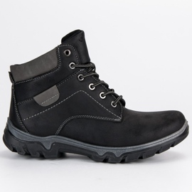 Czarne traperki mckeylor