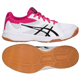 Buty do siatkówki Asics Upcourt 3 W 1072A012-101 wielokolorowe białe