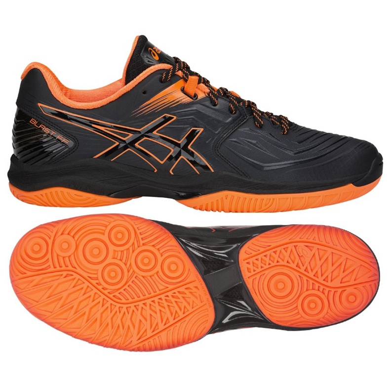 Buty do piłki ręcznej Asics Blast Ff M 1071A002-601 czerwone czarne