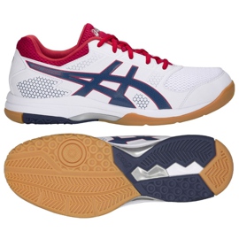Buty do siatkówki Asics Gel Rocket 8 M B706Y-100 wielokolorowe białe