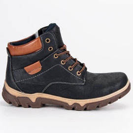 Granatowe traperki mckeylor niebieskie