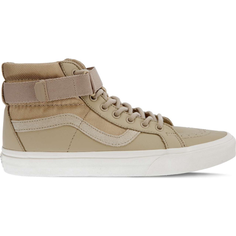 Vans Sk8 Hi Reissue Strap UB5 Suede Leather Ballistic Cornstalk brązowe