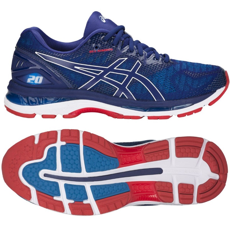 Buty biegowe Asics Gel Nimbus 20 M T801N-400 niebieskie