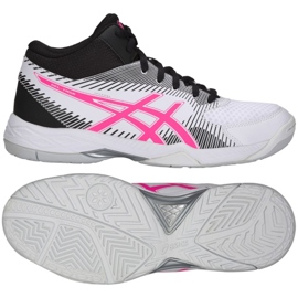 Buty do siatkówki Asics Gel-Task Mt W B753Y-100 białe białe
