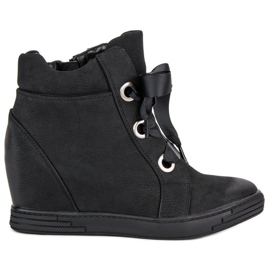 Czarne sneakersy vinceza