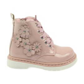 American Club American trzewiki botki buty dziecięce 1424 różowe
