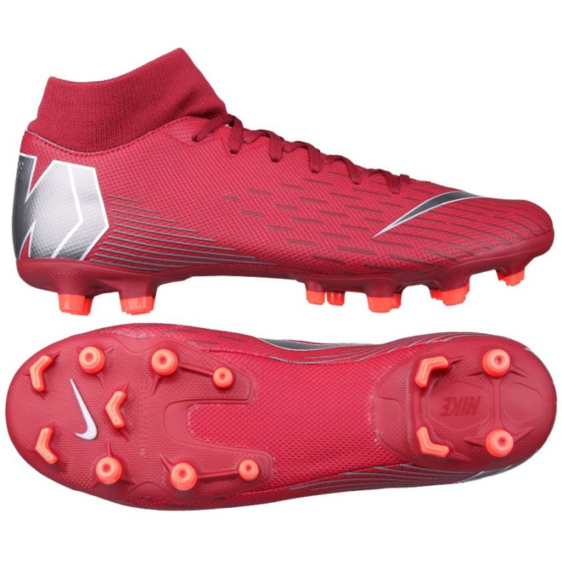 Buty piłkarskie Nike Mercurial Superfly 6 Academy Mg M AH7362-606 czerwone czerwone