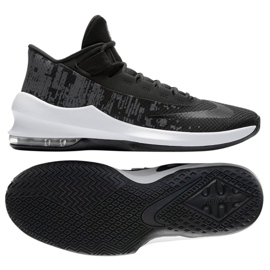 Buty koszykarskie Nike Air Max Infuriate 2 Mid M AA7066-001 czarne czarne