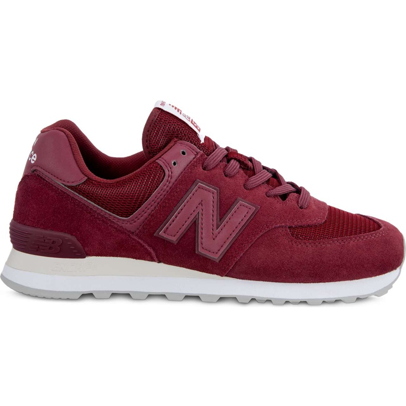 New Balance Ml574etd Burgundy czerwone