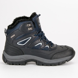 Arrigo Bello Męskie obuwie na zimę granatowe