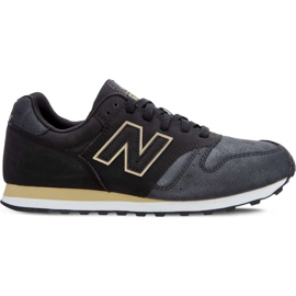 New Balance Wl373ng Black Gold czarne