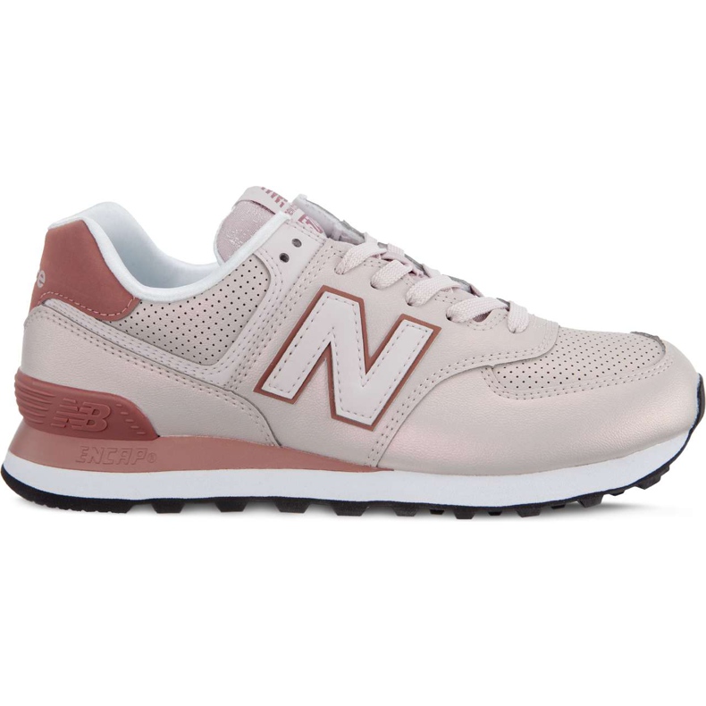 New Balance Wl574kse Sheen Pack Conch Shell With Dark Oxide brązowe wielokolorowe