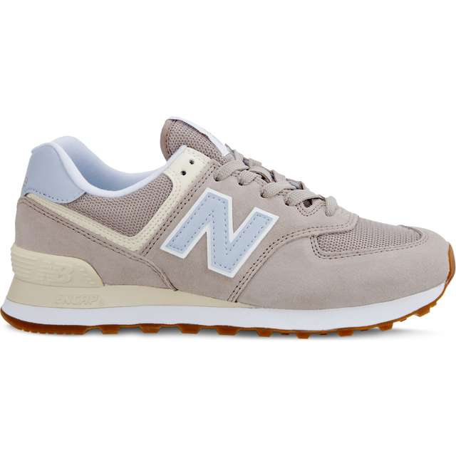 New Balance Wl574flc Summer Dusk Flat White With Ice Blue brązowe wielokolorowe