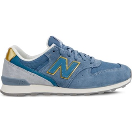 New Balance Wr996flp Blue Grey Gold niebieskie szare