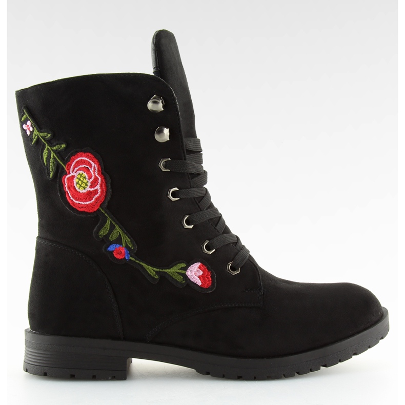 Workery z haftem czarne AB-9 Black